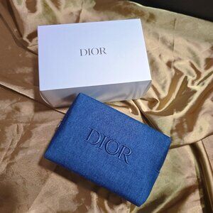 Dior Limited Edition Novelty Denim Pouch
